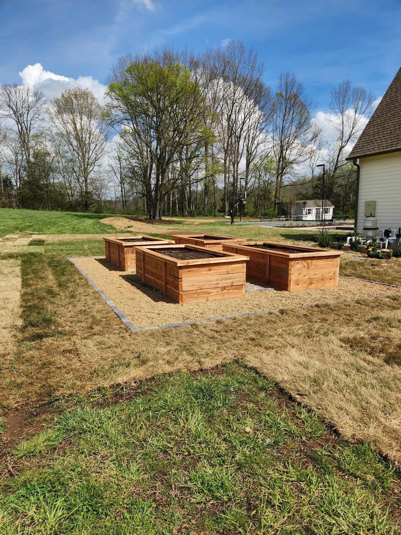 Completed Avodah kitchen garden in Middle Tennessee