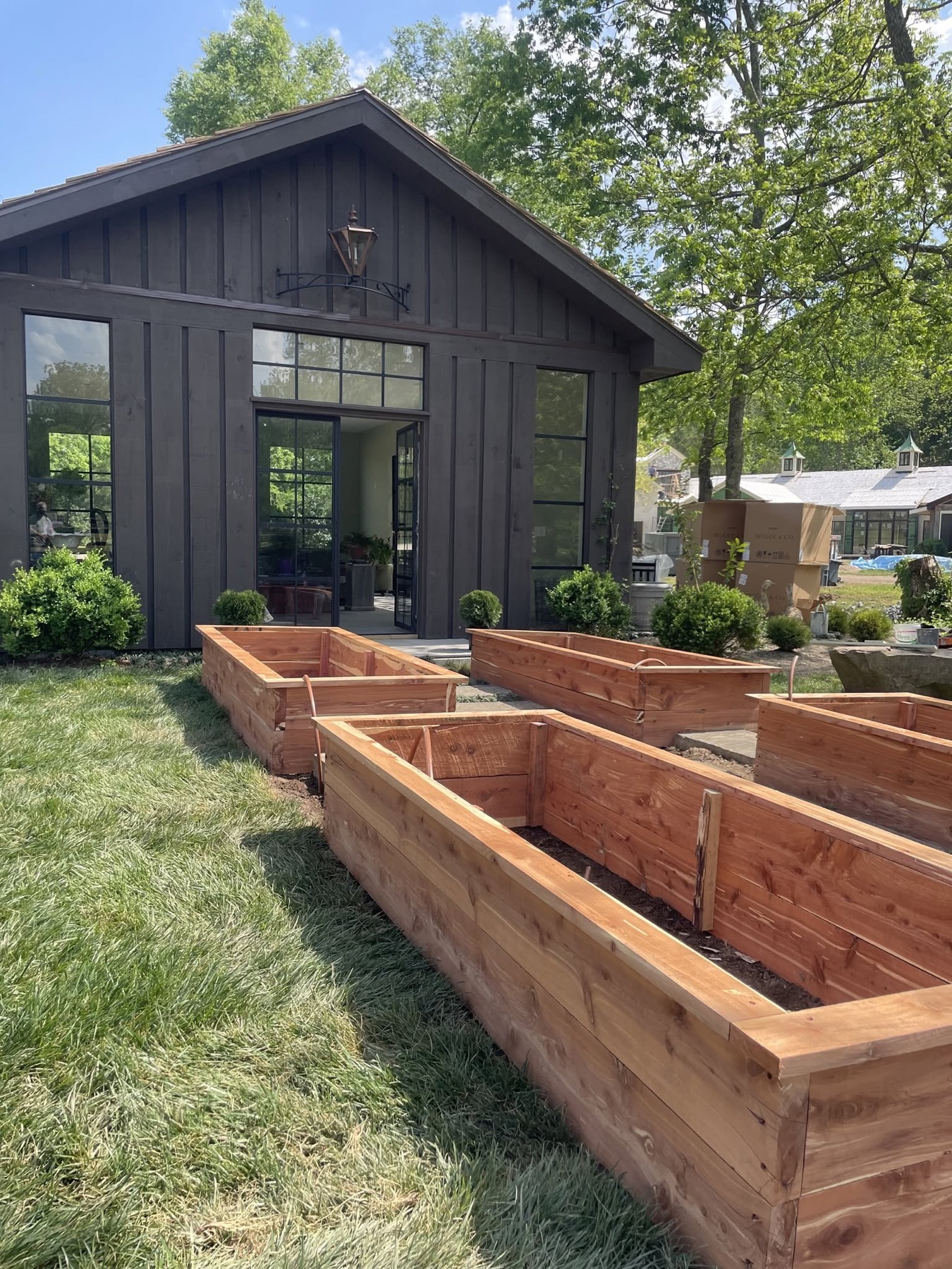 Avodah garden, land, and woodworking project process