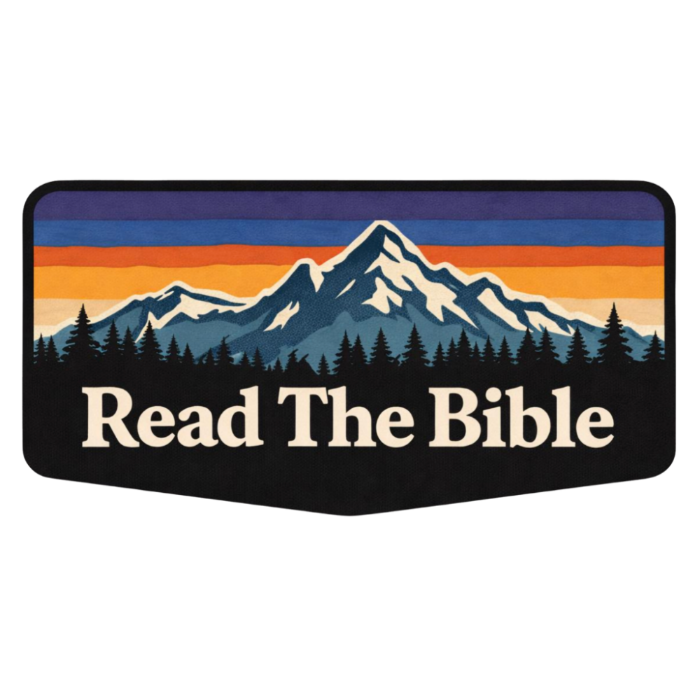 Read The Bible Waterproof Sticker | Rugged Christian Outdoor Decal